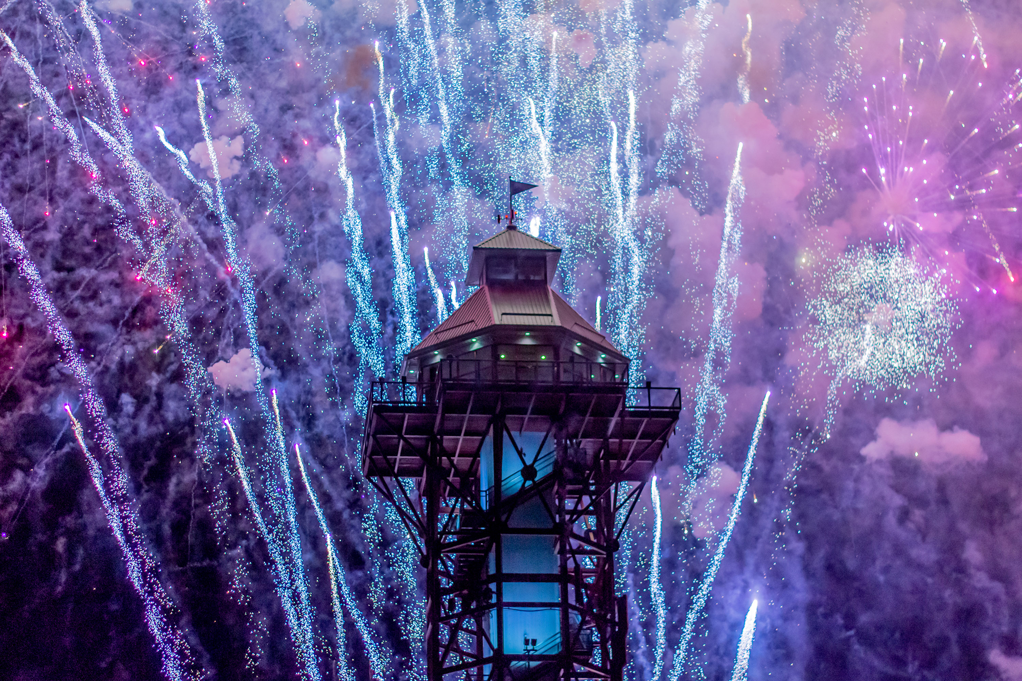 Fireworks-Erie_Tower