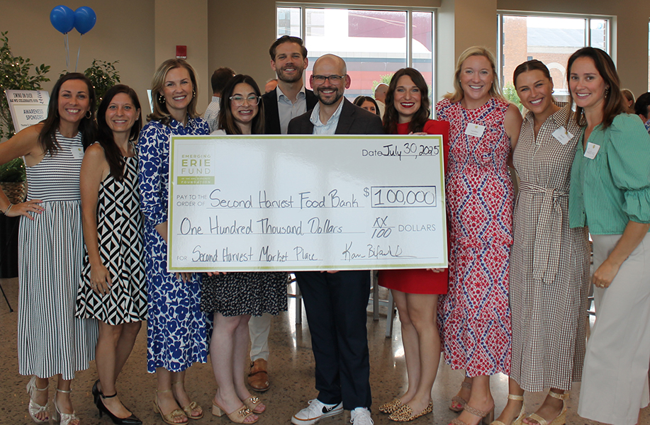 Emerging Erie Fund Awards $100,000 Grant to Second Harvest Food Bank