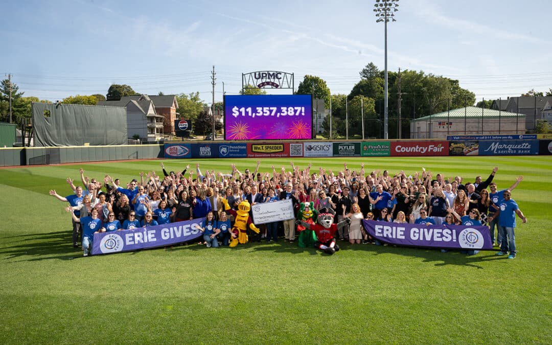 ERIE GIVES 2025 HITS GRAND SLAM, RAISING OVER .3 MILLION FOR 539 NONPROFITS!